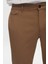 Slim Fit Bej Armürlü Chino Pantolon 2ECC3S208232M 4