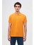 Regular Fit Turuncu Düz Örgü %100 Pamuk T-Shirt 0HC146551000M 1