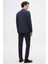 Slim Fit Lacivert Çizgi Desenli Takim Elbise 2EF05KV20509M 4