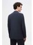 Slim Fit Lacivert Çizgi Desenli Takim Elbise 2EF05KV20509M 5