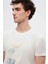Slim Fit Beyaz Nakışlı T-Shirt 2EC1454060070 2
