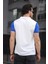 Ht 945026 Slim Fit Likralı Parçalı Polo Yaka Erkek Tshirt 2