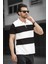 Ht 945026 Slim Fit Likralı Parçalı Polo Yaka Erkek Tshirt 2