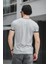 Ft 2444 Çizgili Bisiklet Yaka Likralı Slim Fit Erkek Tshirt 4