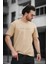 Trc 2788 Baskılı Bisiklet Yaka Oversize Erkek Tshirt 3