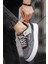 Mj 2282 Bağcıklı Kalın Taban Erkek Sneaker 4