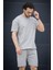 Trc 2816 Oversize Cepli Erkek Şort Tshirt Takım 2