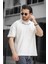 Trc 2783 Baskılı Bisiklet Yaka Oversize Erkek Tshirt 2