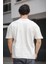 Trc 2783 Baskılı Bisiklet Yaka Oversize Erkek Tshirt 3