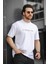 Trc 2788 Baskılı Bisiklet Yaka Oversize Erkek Tshirt 3
