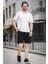 Trc 2816 Oversize Cepli Erkek Şort Tshirt Takım 2