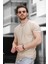 Ft Kaplan Desenli Jakarlı Bisiklet Yaka Likralı Slim Fit Erkek Tshirt 1