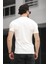 Ft Kaplan Desenli Jakarlı Bisiklet Yaka Likralı Slim Fit Erkek Tshirt 3