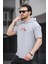 Trc 2789 Baskılı Kapüşonlu Oversize Erkek Tshirt 1