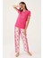 Yumuşak Dokulu Kısa Kol Kadın Pijama Takım 8829 2