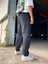Premium Baggy Kargo Kumaş Pantolon Koyu Lacivert 3