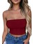 Gardıroza Kadın Straplez Crop Bluz Kısa Crop Askısız Crop Askısız Bluz 1