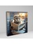 Tekli Kare Kanvas Banyo Tablosu Gazete Okuyan Scottish Fold 2