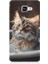 Samsung Galaxy A3 2016 Uyumlu Banyo Yapan Kedi Desenli Silikon Kılıf 1