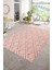 Dijital Baskılı Kaymaz Taban Yıkanabilir Sade Yolluk Mutfak Salon Halısı, N-Sade-28-Pembe, 4