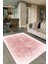 Dijital Baskılı Kaymaz Taban Yıkanabilir Sade Yolluk Mutfak Salon Halısı, N-Sade-43-Pembe, 3