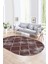 Dijital Baskılı Kaymaz Taban Yıkanabilir Sade Oval Yolluk Mutfak Salon Halısı, N-O-Sade-41-Bordo, 5