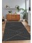 Dijital Baskılı Kaymaz Taban Yıkanabilir Sade Yolluk Mutfak Salon Halısı, N-Sade-08-Antrasit, 2