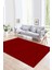 Dijital Baskılı Kaymaz Taban Yıkanabilir Sade Yolluk Mutfak Salon Halısı, N-Sade-08-Kırmızı, 3