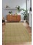 Dijital Baskılı Kaymaz Taban Yıkanabilir Sade Yolluk Mutfak Salon Halısı, N-Sade-47-Kahve, 3