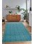 Dijital Baskılı Kaymaz Taban Yıkanabilir Sade Yolluk Mutfak Salon Halısı, N-Sade-47-Mavi, 3