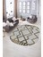 Dijital Baskılı Kaymaz Taban Yıkanabilir Sade Oval Yolluk Mutfak Salon Halısı, N-O-Sade-42-Gold, 1
