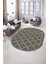 Dijital Baskılı Kaymaz Taban Yıkanabilir Sade Oval Yolluk Mutfak Salon Halısı, N-O-Sade-29-Kahve, 3