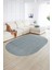 Dijital Baskılı Kaymaz Taban Yıkanabilir Sade Oval Yolluk Mutfak Salon Halısı, N-O-Sade-47-Gri, 5