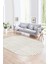 Dijital Baskılı Kaymaz Taban Yıkanabilir Sade Oval Yolluk Mutfak Salon Halısı, N-O-Sade-01-Krem, 3
