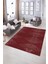 Dijital Baskılı Kaymaz Taban Yıkanabilir Sade Yolluk Mutfak Salon Halısı, N-Sade-34-Bordo, 2