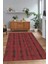 Dijital Baskılı Kaymaz Taban Yıkanabilir Sade Yolluk Mutfak Salon Halısı, N-Sade-49-Kırmızı, 3