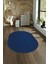 Dijital Baskılı Kaymaz Taban Yıkanabilir Sade Oval Yolluk Mutfak Salon Halısı, N-O-Sade-26-Mavi, 3