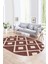 Dijital Baskılı Kaymaz Taban Yıkanabilir Sade Oval Yolluk Mutfak Salon Halısı, N-O-Sade-07-Bordo, 3