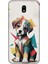Samsung Galaxy J7 Pro Uyumlu Sevimli Köpek Yavrusu Desenli Silikon Kılıf 1