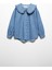 Mango Kids Kot Yakalı Babydoll Bluz 1