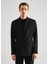 Man Slim Fit Kruvaze Takım Elbise Blazer 1