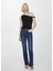 Orta Bel Mid-Rise Düz Kesim Yırtmaçlı Jean 6