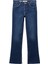 Orta Bel Mid-Rise Düz Kesim Yırtmaçlı Jean 4
