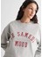 Mango İşlemeli Mesajlı Sweatshirt 2