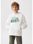 Mango Kids Baskılı Pamuklu Sweatshirt 1