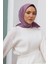 Marka Düz Twill Eşarp - Lila 1