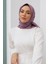 Marka Düz Twill Eşarp - Lila 5
