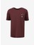 Bisiklet Yaka Bordo Erkek T-Shirt L241582810 Bisiklet Yaka T-Shirt 1