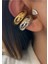 Iri Tombul Halka Çelik Kararmaz Kıkırdak Earcuff 1