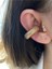 Boğumlu Halka Altın Kaplama Kıkırdak Earcuff 4